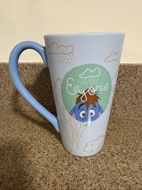 Disney Eeyore Tall Blue Ceramic Mug